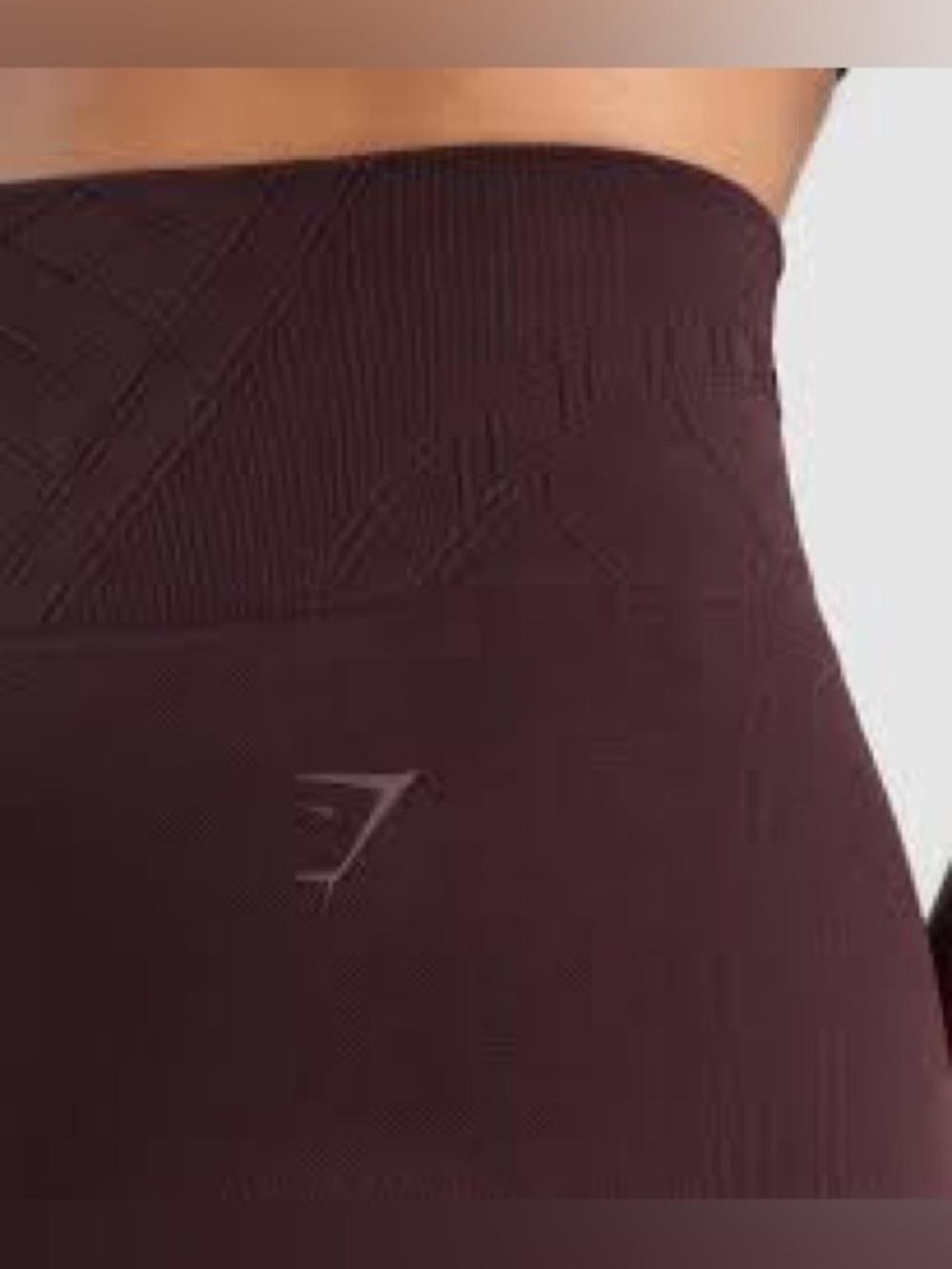 Gymshark Corset Seamless Shorts in Heritage Brown